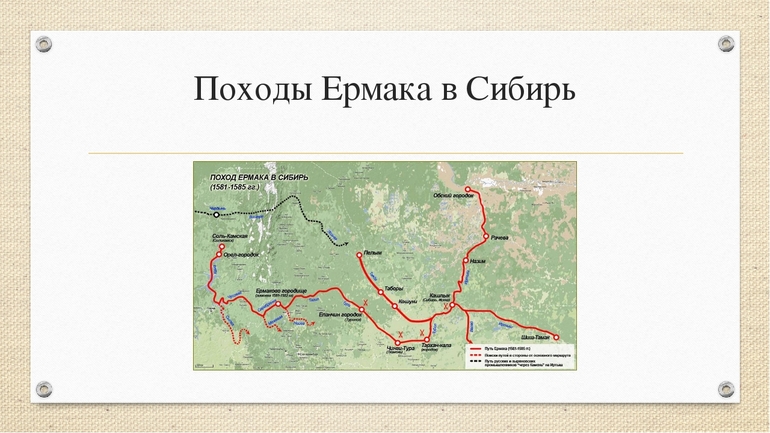 Поход Ермака в Сибирь