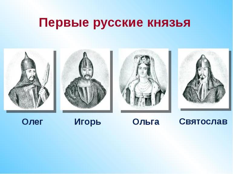 Князья на руси