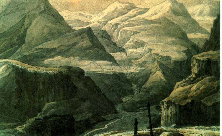 Кавказ пушкин анализ