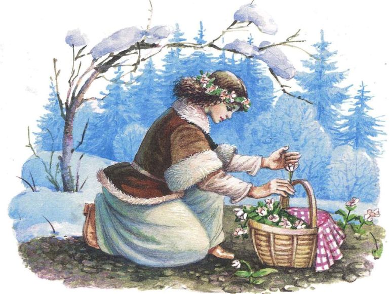 Сказка 12 месяцев читательский дневник