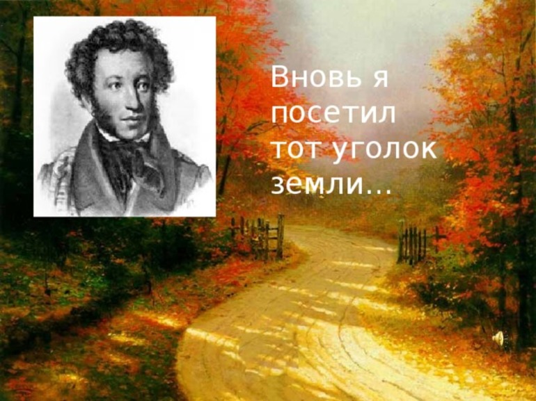 Стихотворение Пушкина «Вновь я посетил»